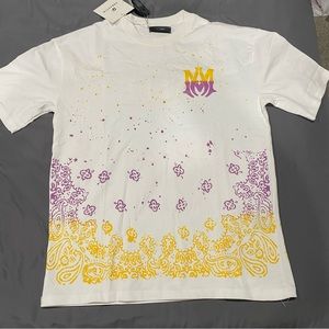 AMIRI Logo Print Cotton T-Shirt XL